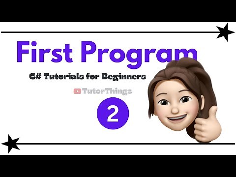 C# First Program | Hello World Program in C# (Beginner)