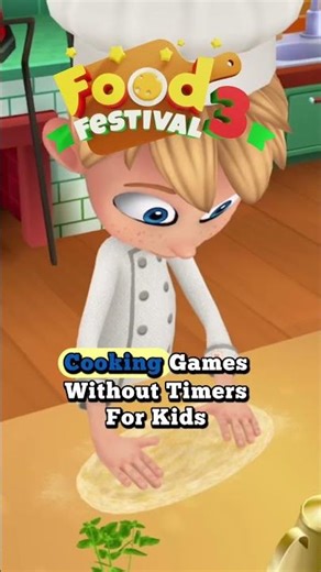 Food Festival 3: Fun Cooking Game for Kids! Learn Real Recipes & Skills! 🍔