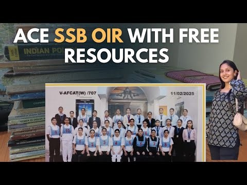 Complete OIR Plan + Best Resources for SSB Screening 🏆Day 1