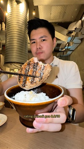 EATING HAMBURG STEAK AT HIKINIKU TO COME PIM 5 ⁉️ #jasonculinary #food #uniquefood #shorts