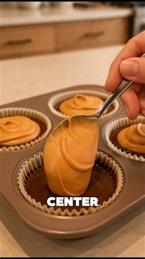 HOMEMADE PEANUT BUTTER CUPS 🍫🥜