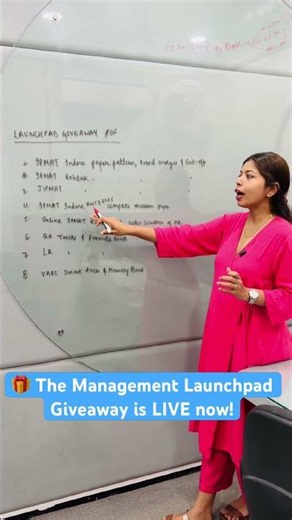 The wait is over! The Management Launchpad Giveaway is officially LIVE! Biggest IPMAT Giveaway Ever