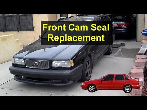 How to replace the front cam seal replacement, oil leak. Volvo S70, 850, V70, etc. - VOTD