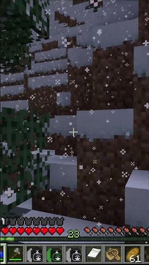 When It Rains in Minecraft It Snows in Snowy Biomes