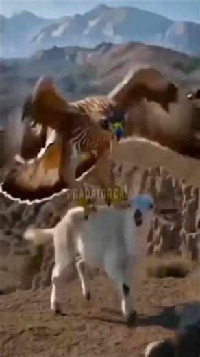 Hawk POV Hunting a Mountain Goat Mid-Air (Real GoPro Footage