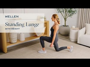 How to do a Standing Lunge with Weight - Strength - Wellen