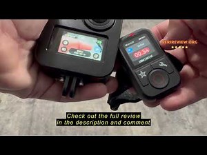 Review TELESIN T13 Waterproof Remote Control for GoPro | Color LCD Dispaly | Multi-Language Support,