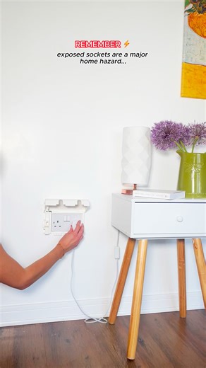 Did you know exposed plug sockets are one of the top electrical risks for young children? Our SocketSafe Twin Plug Covers block unused sockets while still allowing plugs to stay in place - so you don’t have to choose between safety and convenience. ✔ Covers twin sockets securely ✔ Allows plugs to remain connected ✔ No tools needed ✔ Child-proof, parent-approved January is the perfect time to child-proof smarter ⚡️ Take 20% off with code 'LITTLEHANDS' via https://cardeahomesafety.com/ 🏡 #mumslif