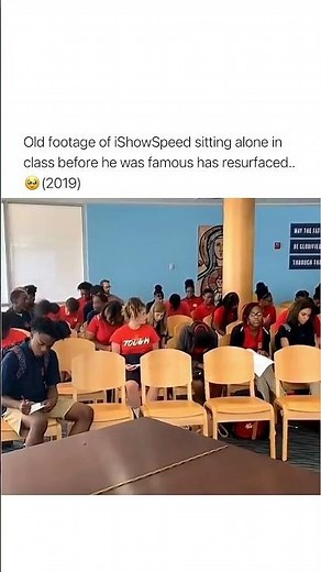 Old Footage of IShowSpeed Sitting Alone In a Classroom (2019)
