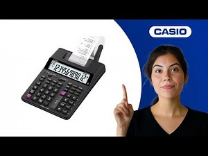 Como configurar relógio e data na calculadora Casio HR-150RCE