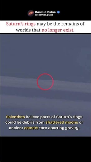 Saturn’s Rings Could Be the Graveyard of Lost Worlds 😳🪐 #shorts #space #viral #trending #moon