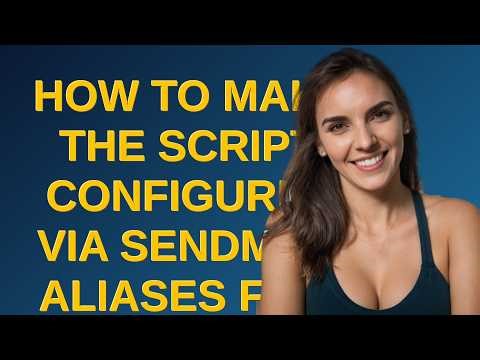 Unix: How to make the script, configured via sendmail aliases file, run as the user to whom that ...