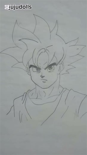 I draw sketch of Guko 🖤#jujudolls#anime#sketch