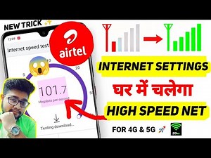 Airtel APN Settings 4G/5G | Airtel Internet Speed Problem | FIX | Airtel Net Slow Problem | Network