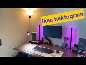 Ikea hektogram floor uplighter / reading lamp