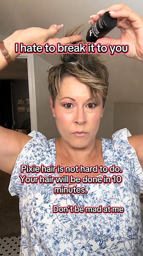 106K views · 292 reactions | Don’t be mad at me….your pixie hair does not take that long to do. Your should only take 10 minutes max. I said it. #thoughts #pixie #hair | Danalynnkaye18 | Facebook