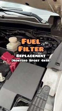DIY Fuel Filter Replacement - Montero Sport Gen 3 (4n15)