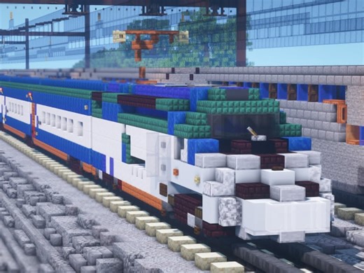 我的世界 Amtrak Avelia Liberty高速列车教程