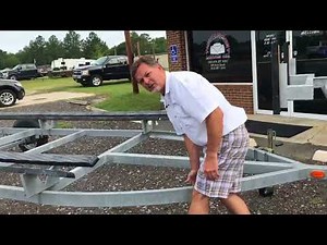 20' iTow Boats pontoon trailer