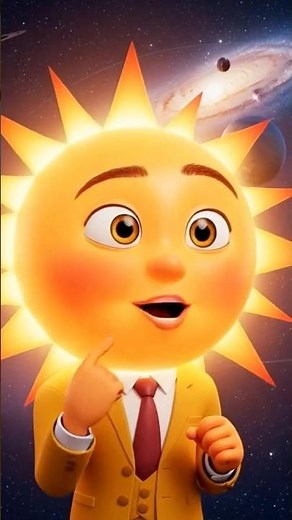 The Sun Speaks! ☀️ An Amazing Journey Inside the Star of Life for Kids | Space Science #reels #ca...