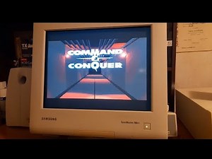 Command and Conquer Red Alert (Intro & Sneak Peek) - Pentium 100