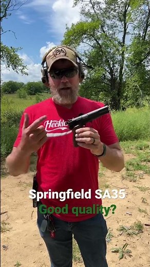 The Springfield Armory SA35 a clone of the FN Hi-Power.