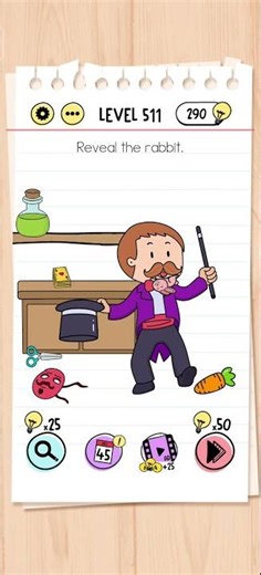 Brain Test Level 511 Solution & Walkthrough | Tricky Puzzles (Android & iOS Shorts)