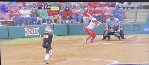 Boone pinch hits and crushes her first career home run, and it’s a GRAND SLAM BOMB!! 24-7 Sooners top of 7th!! | Oklahoma Sooner Softball Fanpage
