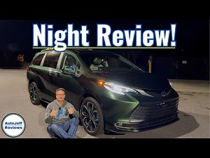 2025 Toyota Sienna Night Review & Drive & Interior Tour!