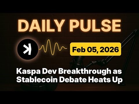 Kaspa Daily (Feb 5) - Kaspa Dev Breakthrough as Stablecoin Debate Heats Up