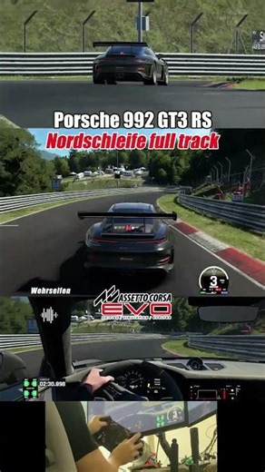 Pushing the Porsche 992 GT3 RS - Nordschleife Full Layout - Assetto Corsa Evo pt 3.2