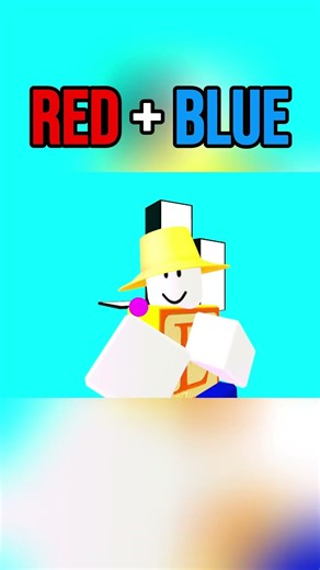 RED + BLUE = ?? | Roblox Meme #roblox #shorts #meme
