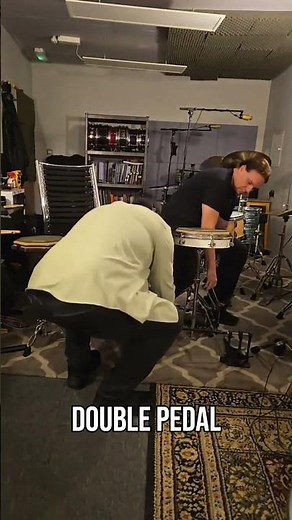 Double Pedal Setup: My Favorite Pearl Pedals! #shorts