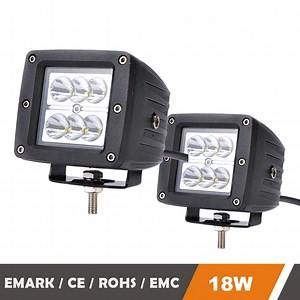 [Hot Item] 18W 3" Recommended LED Working Light for Truck with Flood Spot Beam for Heavy Duty Machinerys LED Work Lights Truck Work Lights