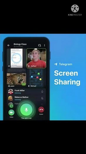 Screen Sharing in Group Video Calls. | Telegram tips and tricks