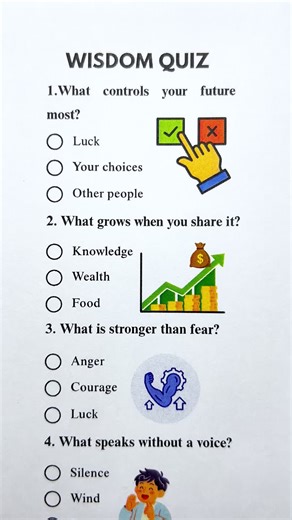 Test Your Knowledge: Wisdom Quiz Challenge