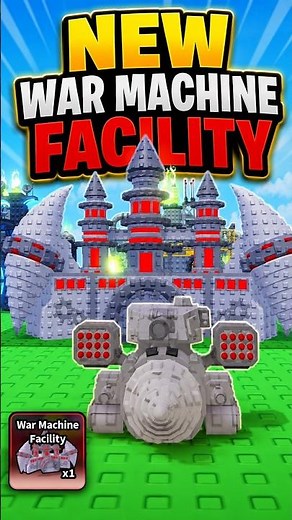 The NEW War Machine Facility Is INSANE in Mini War Roblox!