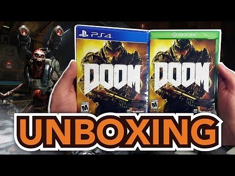 DOOM with Demon Multiplayer Pack (PS4 / Xbox One) Unboxing!!