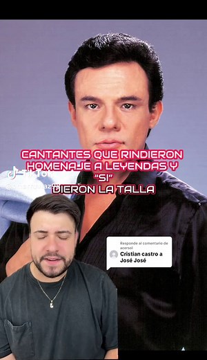 Gran homenaje de Cristian Castro a José José