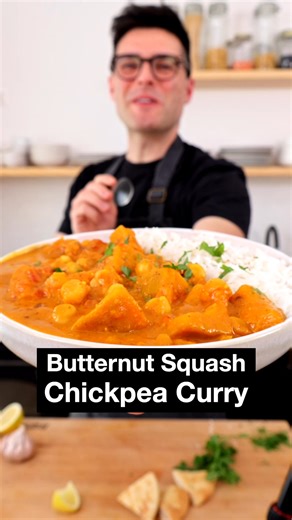 164K views · 1.2K reactions | Get the Recipe: https://theplantbasedschool.com/butternut-squash-chickpea-curry/ | Hilltop Recipes | Facebook