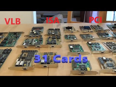 Comparing 31 Retro Video Cards for the 486 - Part 1 : ISA and VLB Cards