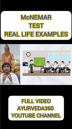 McNEMAR TEST - REAL LIFE EXAMPLES #shorts #youtubeshorts #Non-parametric test # Mcnemar #statistics