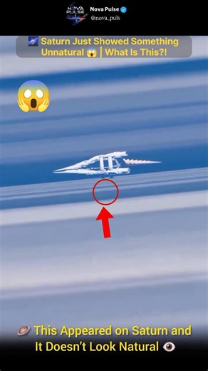 Something Strange on Saturn | #shorts #space #planet #trending #cosmos #orbit #astrophoto