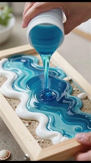 • You Won’t Believe This Ocean Table 😳🌊 (Epoxy Resin Art)• This Table Looks Like a REAL Ocean 🤯🌊