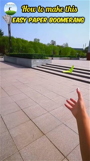 How to Make Easy Paper Boomerang 😱 | This Paper Plane Comes Back! ✈️🔥 #shorts #origami