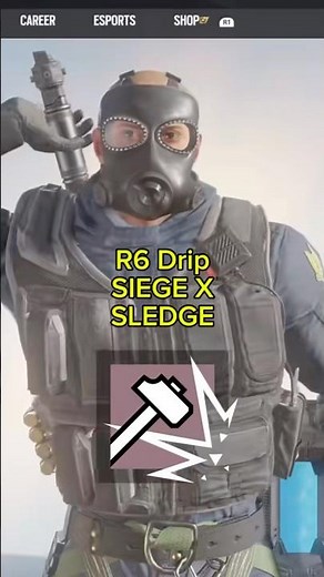 R6 Drip SLEDGE Elite Skin/Marketplace Combos Rewarded Excellence Unfiorm and Shadow Stalker Headgear
