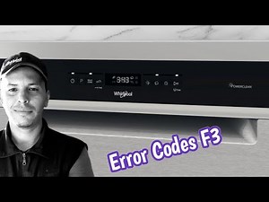 code erreur F3 for dish washer WHIRLPOOL INDESIT ERROR F3