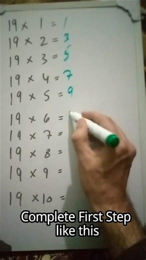 Table Of 19 Easy Tricks | Mathematics tricks | Math Tricks @mathtricks4all #coolmath #mathisfun