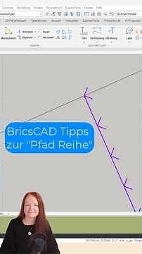 BricsCAD Pfad-Reihe? So kannst du das Ergebnis schnell korrigieren! #arraypath #bricscad