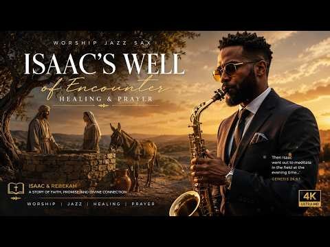 🌿 Isaac's Well 🎷 Peaceful Worship Saxophone | Deep Prayer & Healing Sleep Music (8 Hours)